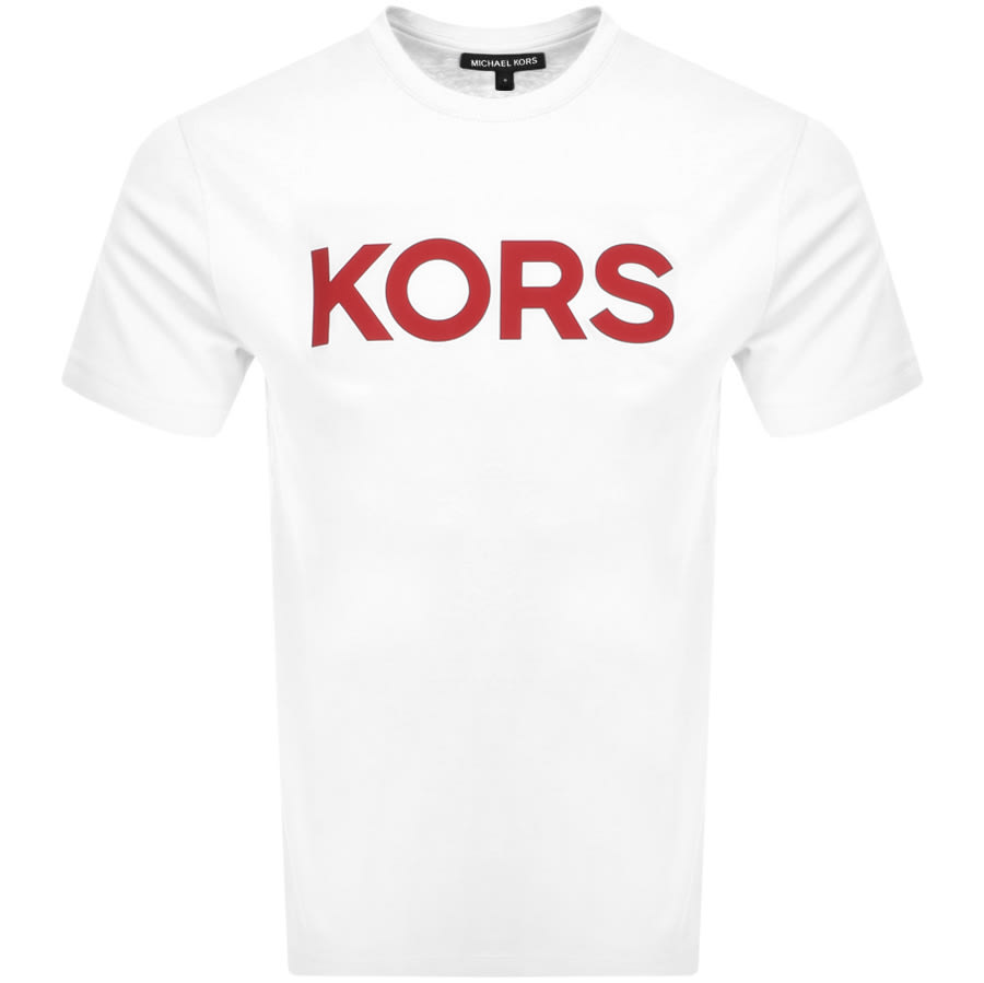 Alternative Image for ProductMichael Kors Plain Logo T Shirt White1